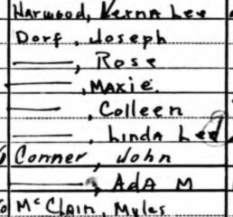 Maxie Dorf 1940 census record