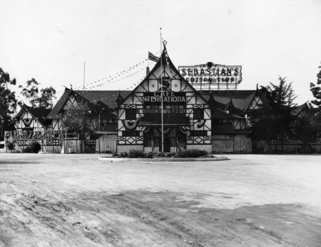 Sebastian's Cotton Club, exterior, daytime